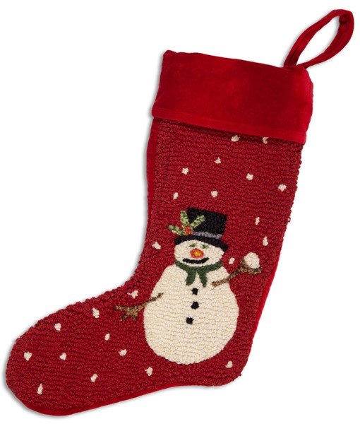 Holly-Snowman-Stocking